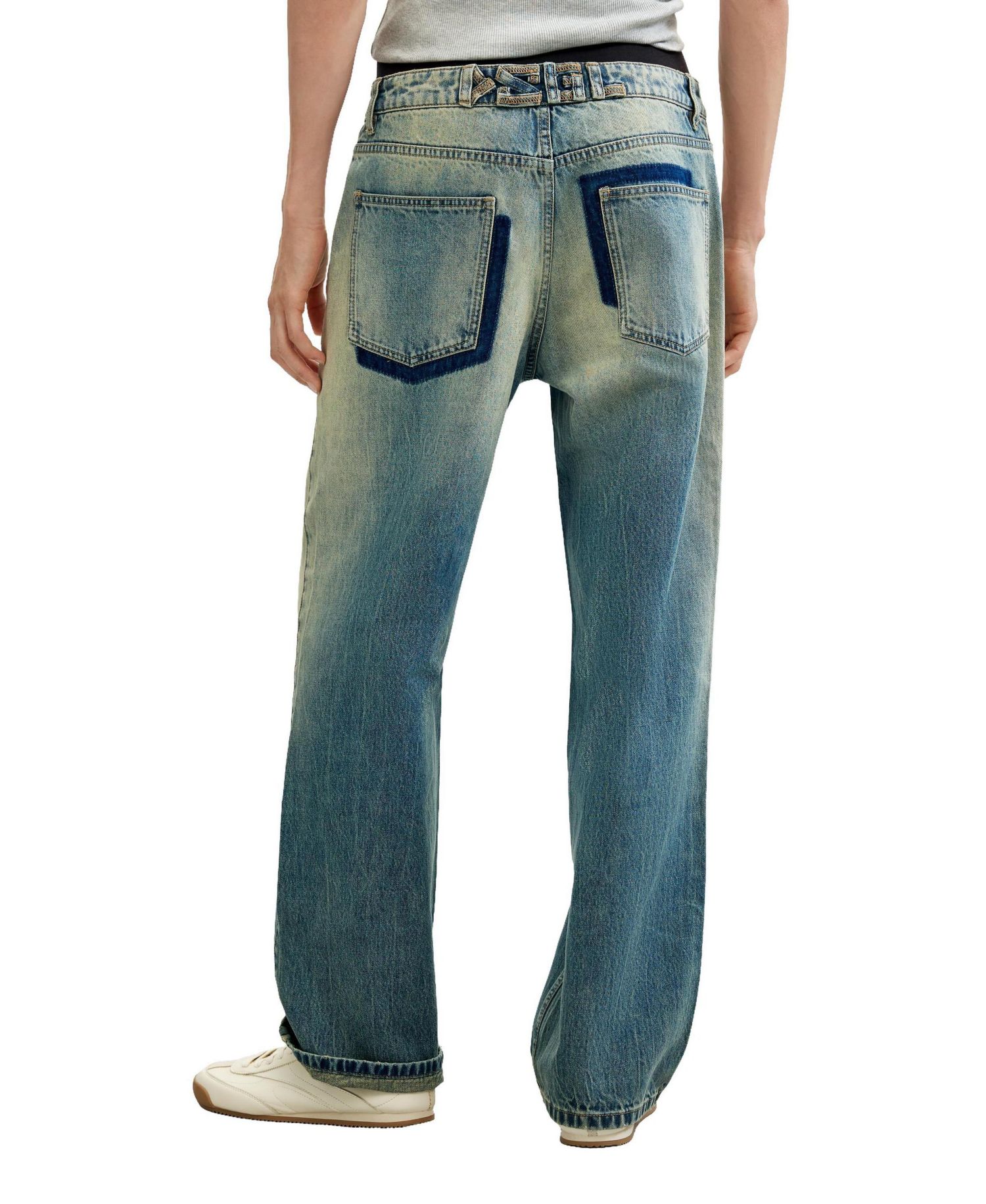 Men's Plain denim trousers
