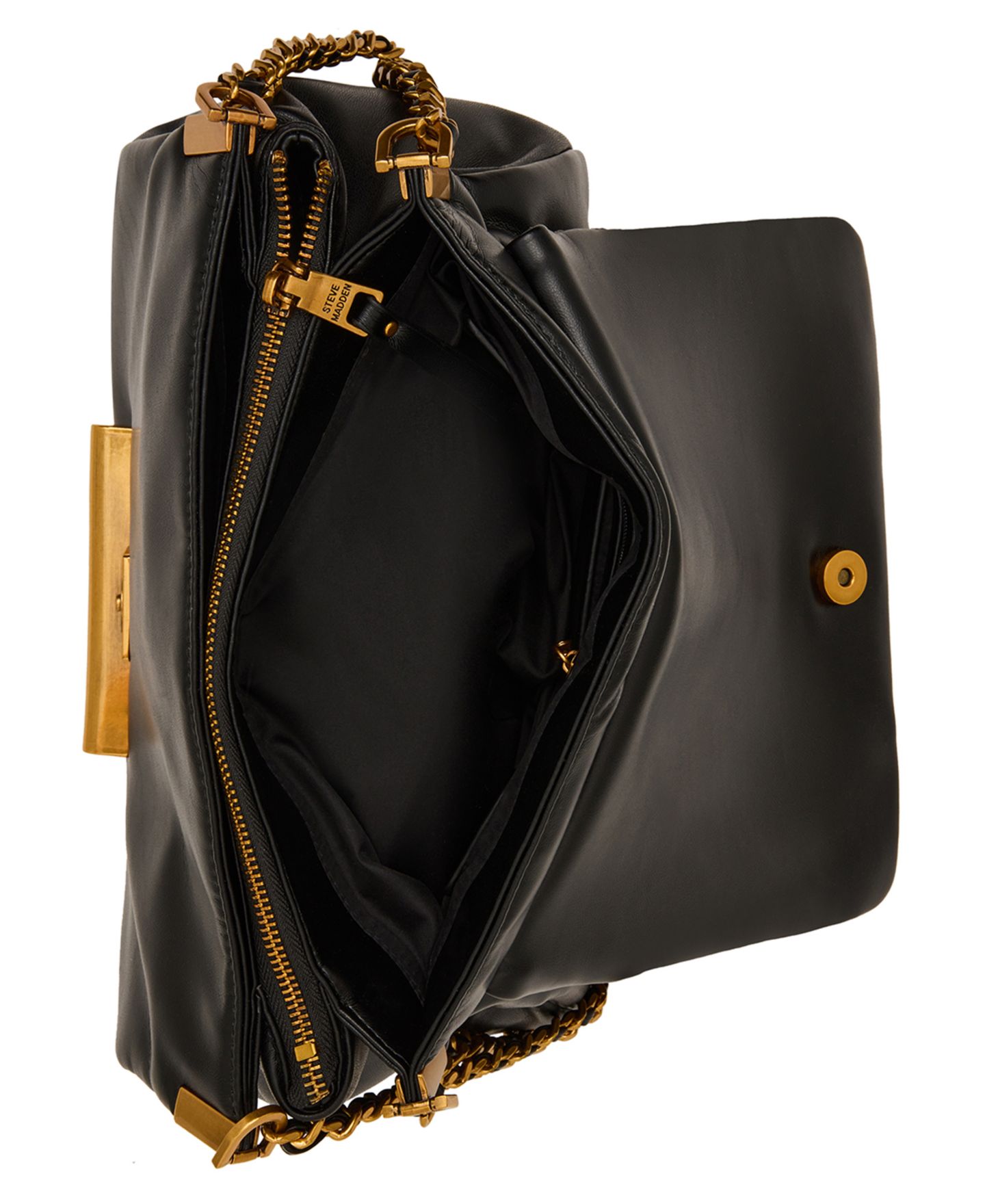 Женская сумка Steve Madden Colette Quilted Small Shoulder Handbag, цвет: Чёрный / Разноцветный — фото 4