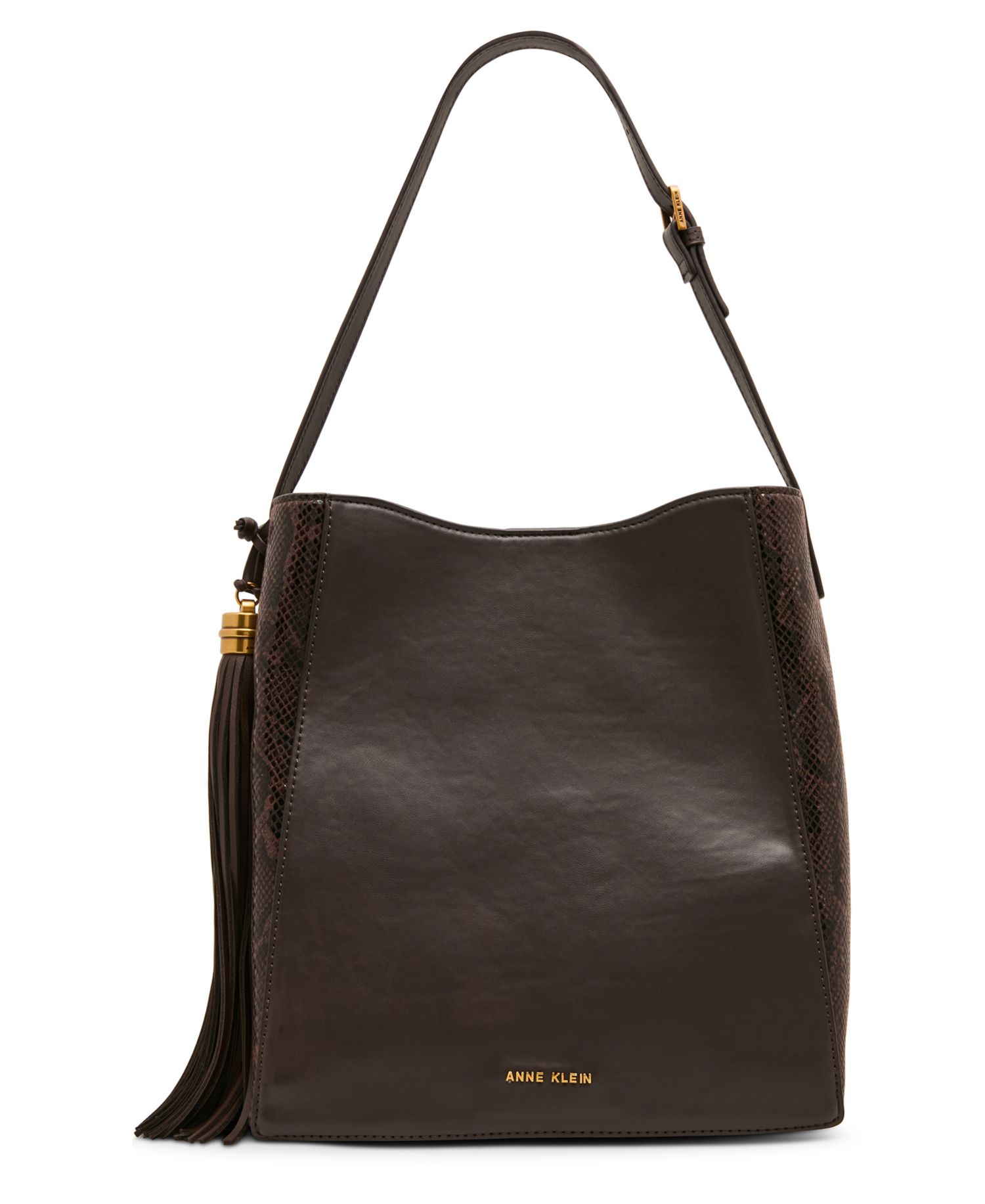 Horsebit Tassel Hobo Handbag