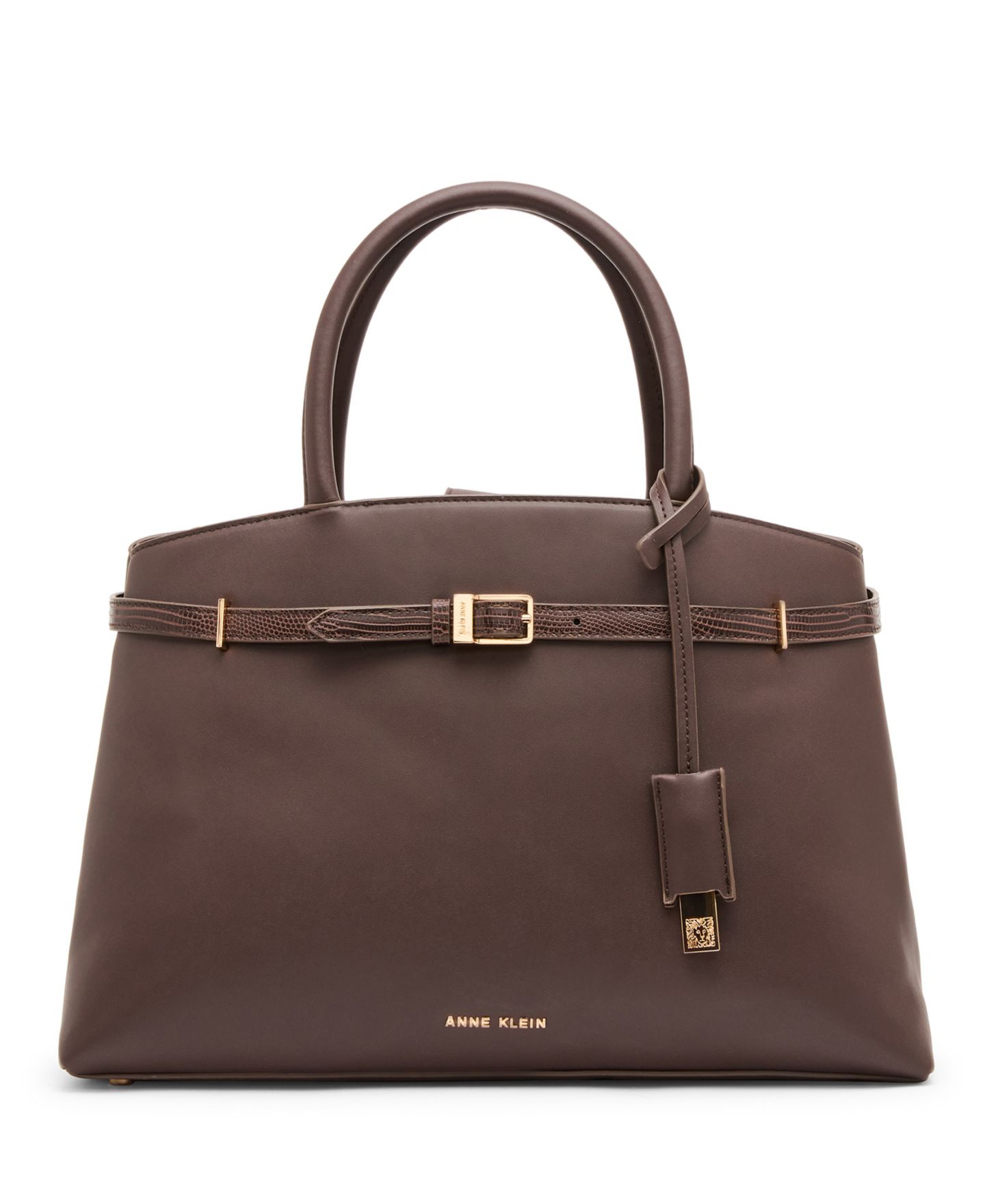 Женская сумка Anne Klein Medium Top Handle Satchel Handbag, цвет: Коричневый — фото 1