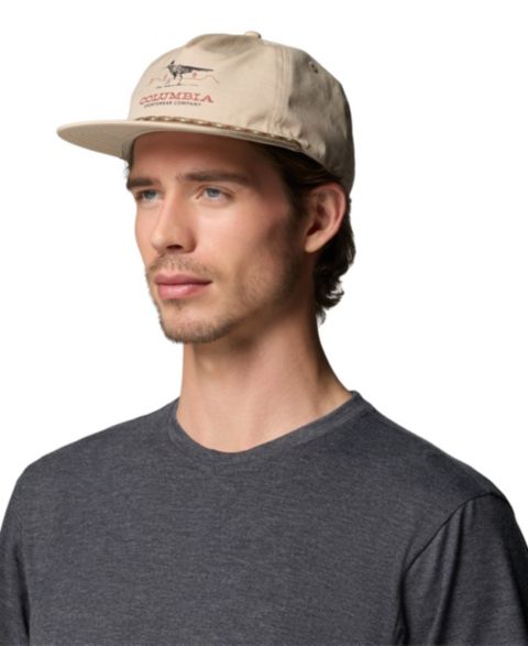 Мужская кепка Columbia Ratchet Strap Snapback Hat, цвет: Серо-бежевый