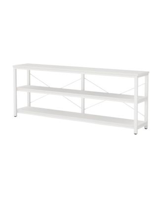 70.9" Console Table with 3-Tier Metal Frame Storage