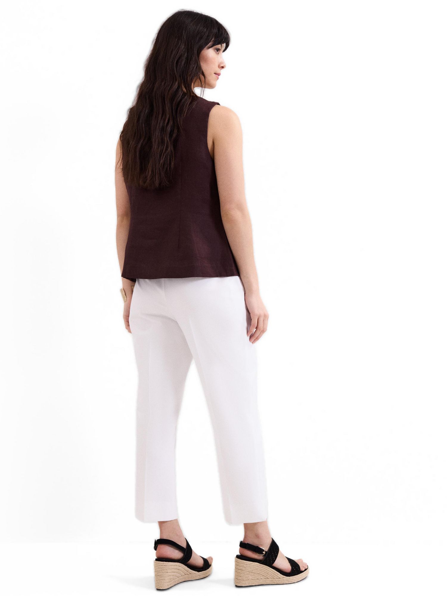 Women's Miah Cropped Tailored Cigarette Trousers