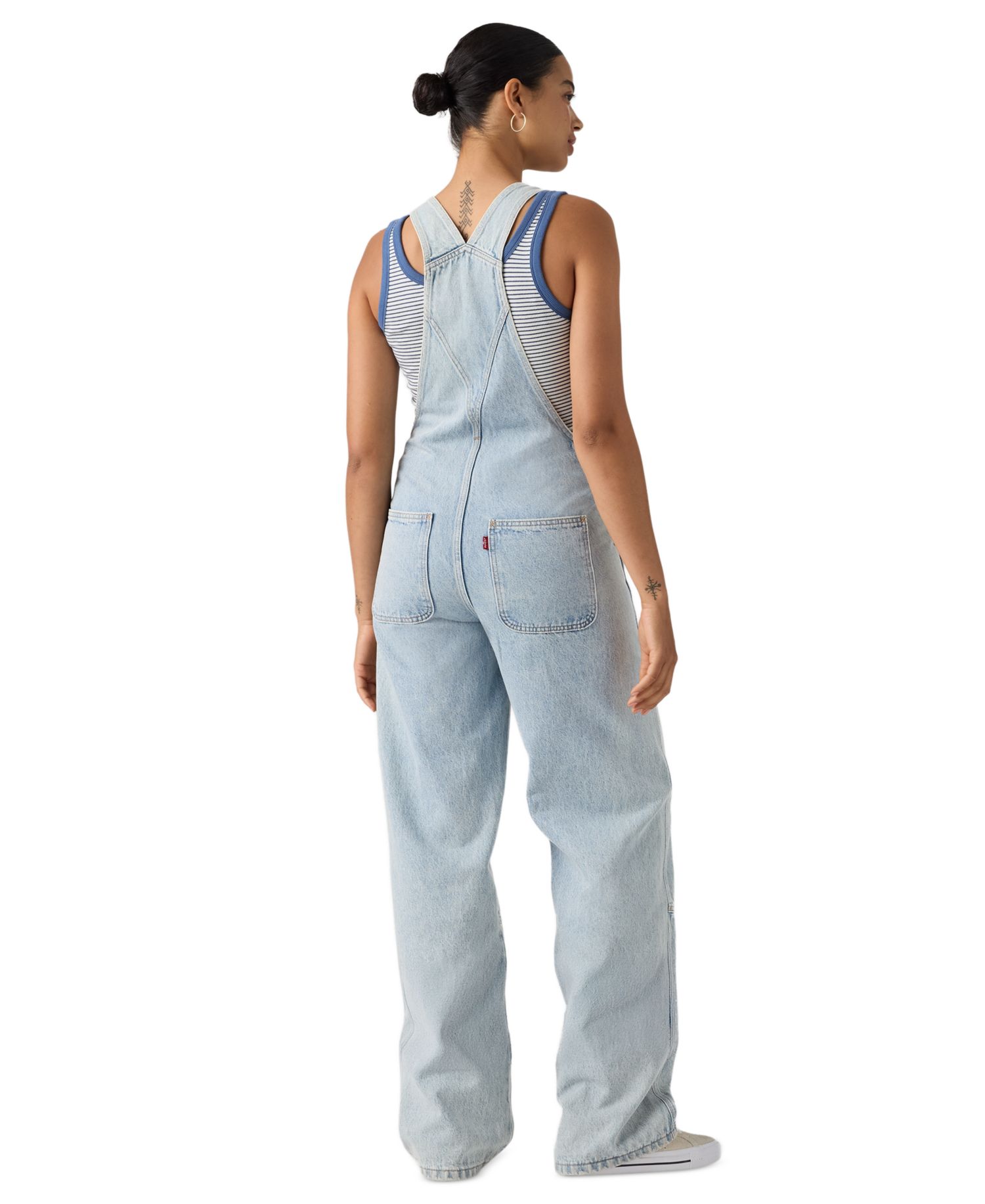 Women's Utility Overall H226 Wide-Leg Denim Overalls