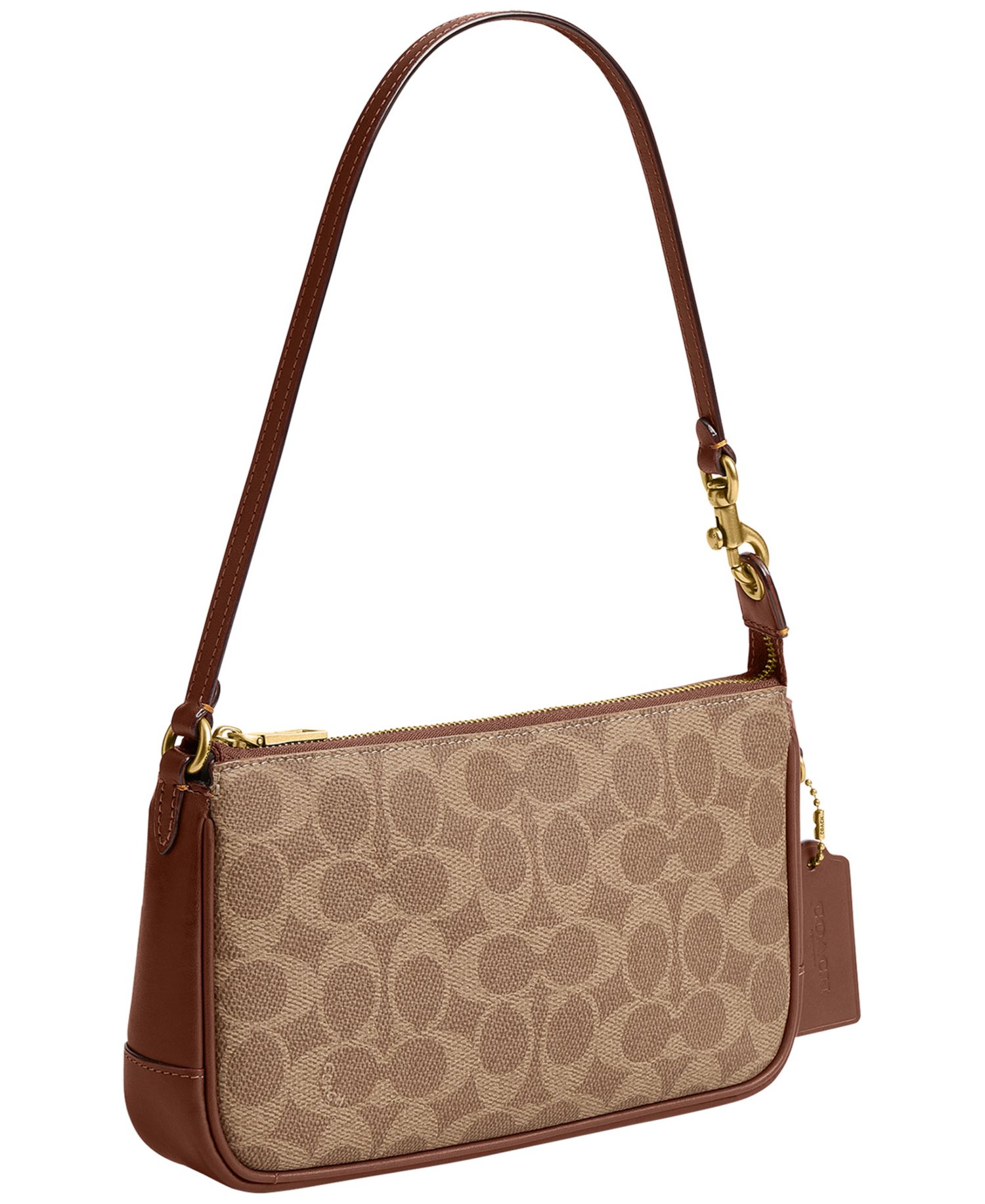 Plaza Small Signature UpcraftedLeather Shoulder Bag