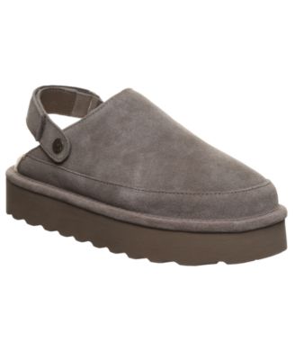 Women's Brooke Platform Suede Slip-On Clogs