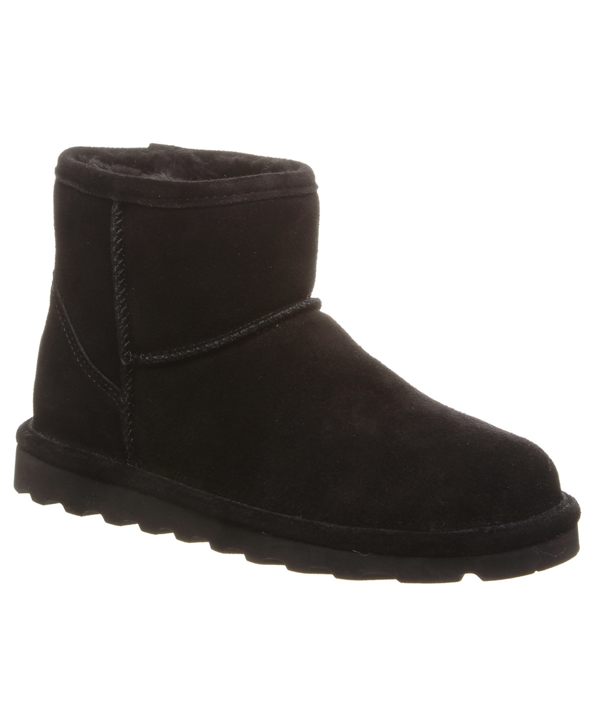 Bearpaw Women's Alyssa Solid Pull-on Ankle Boots In Black