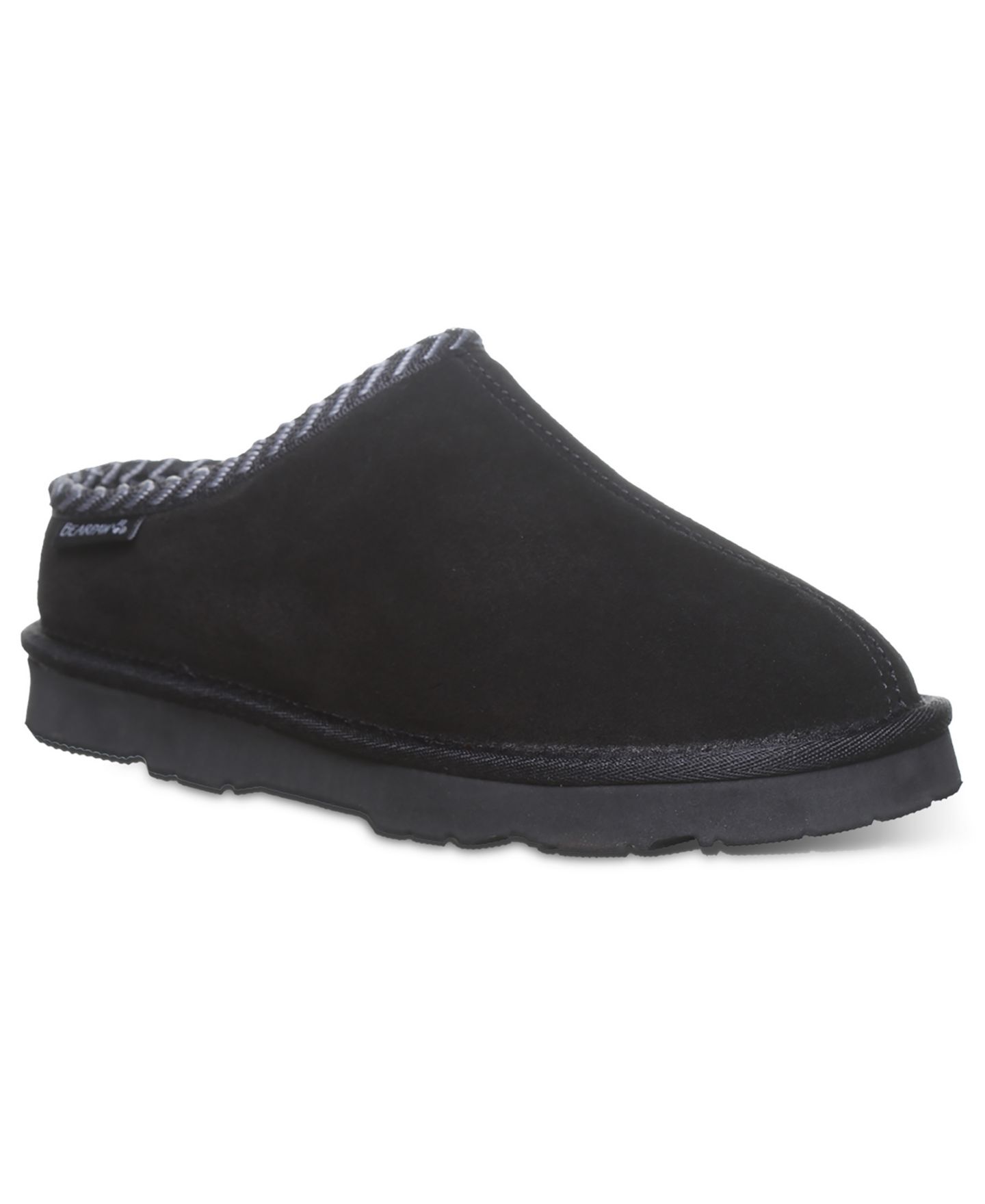 Женские тапочки BEARPAW Tabitha Slip-On Slippers, цвет: Чёрный — фото 1