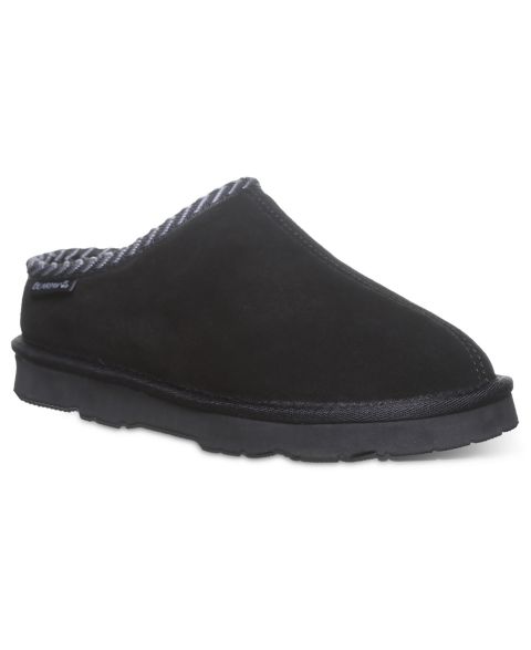 Женские тапочки BEARPAW Tabitha Slip-On Slippers, цвет: Чёрный