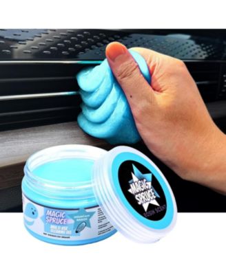 MAGIC SPRUCE Car Cleaning Gel, Auto Detailing Putty for Interior Dashboard Vents, Dust Remover for Car Keys Keyboard PC Laptop