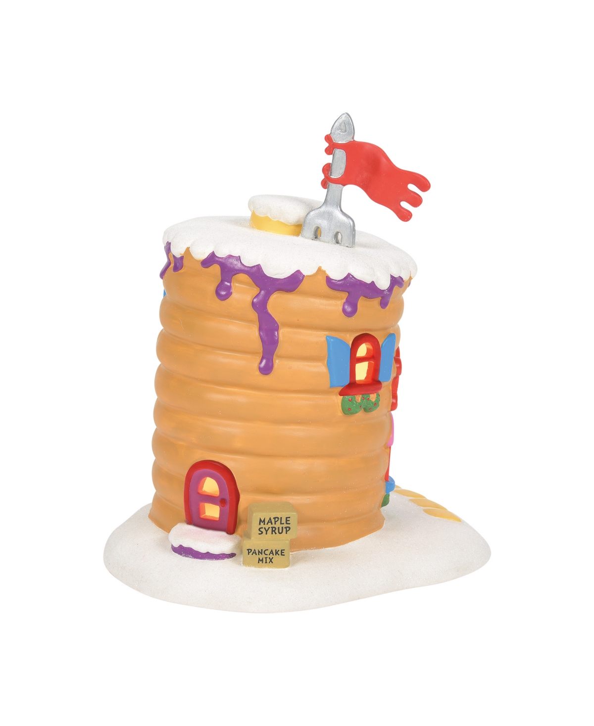 Department 56 Grinch Village Light-Up Whoville Pancake House Figurine