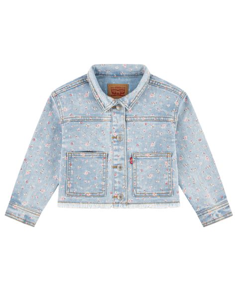 Куртка Levi's Fashion Trucker Jacket для девочек-малышей, цвет: Be Cool Without Destruction