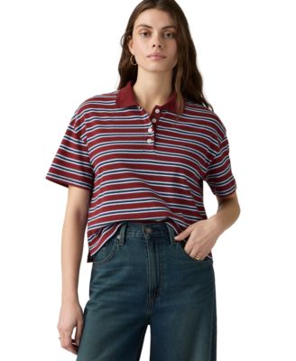 Women's Didion Rugby Short-Sleeve Collared Polo Shirt