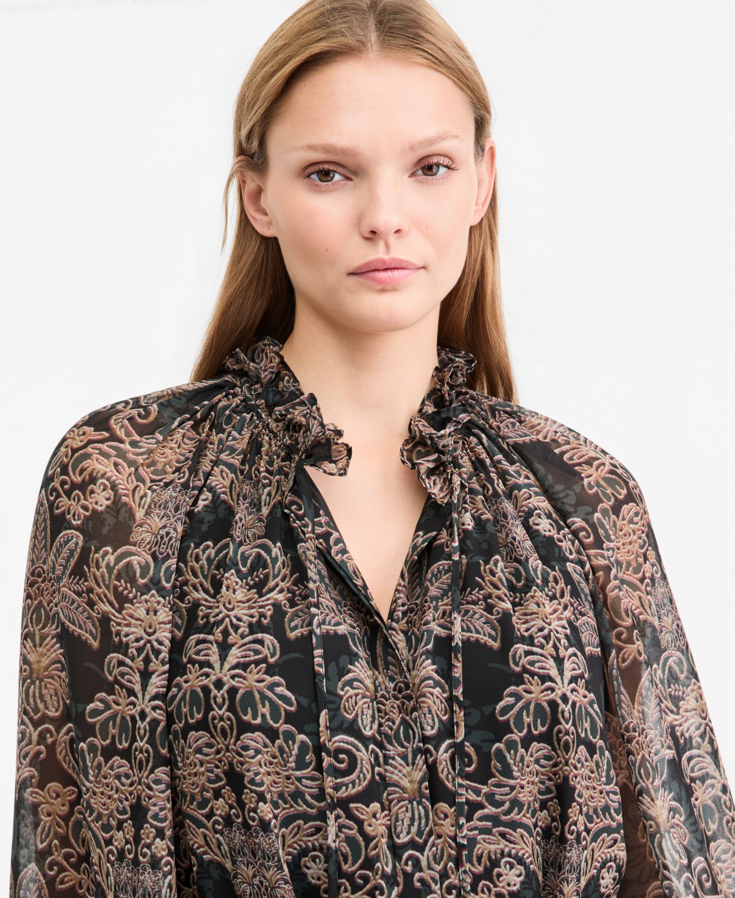 Women's Alli Long-Sleeve Tiered Ruffle Dress, Macy's Exclusive
