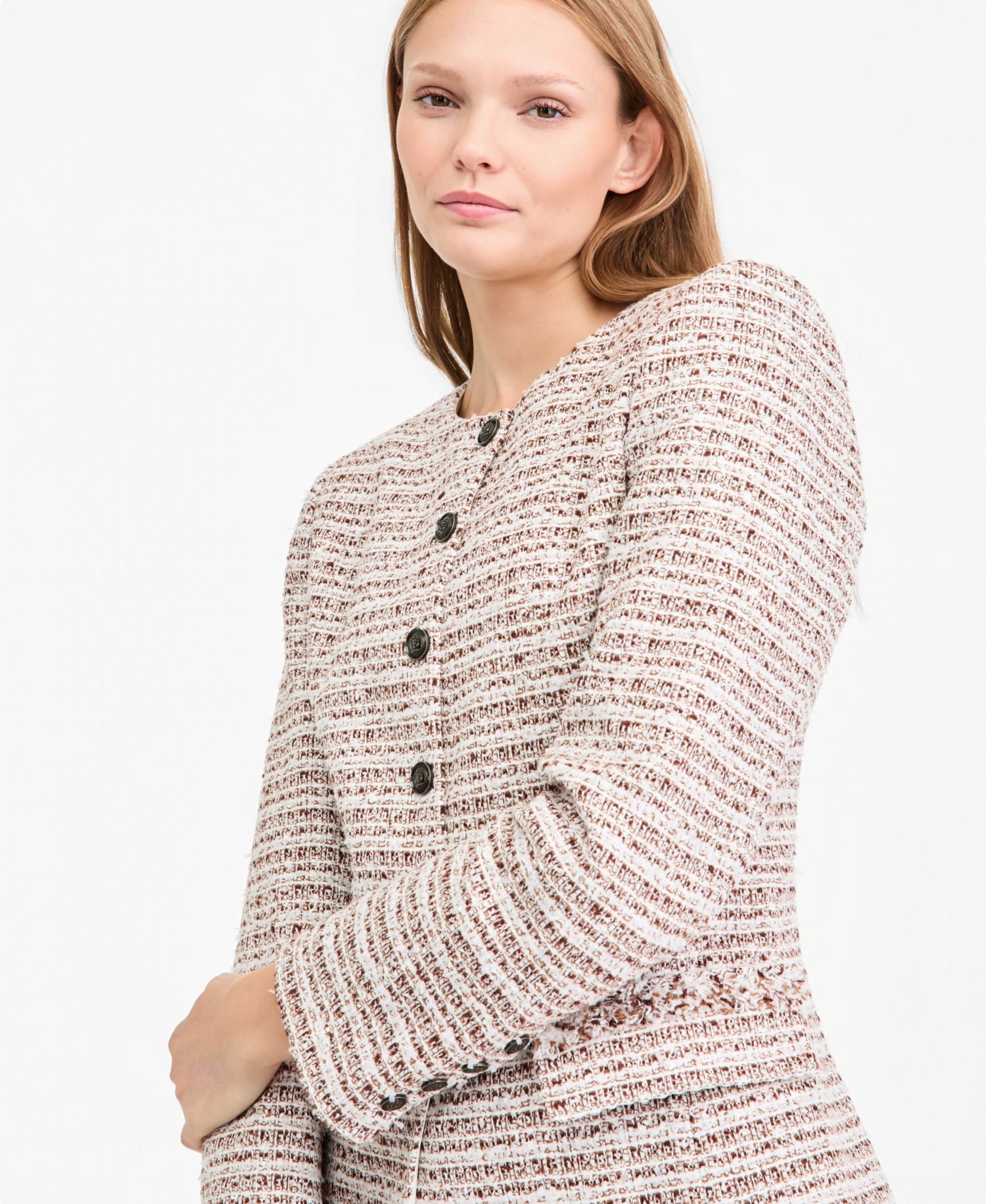 Women's Addison Tweed Lined Jacket, Macy's Exclusive