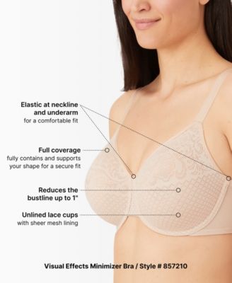 Women's Visual Effects Minimizer Bra 857210, Up To I Cup thumbnail 6