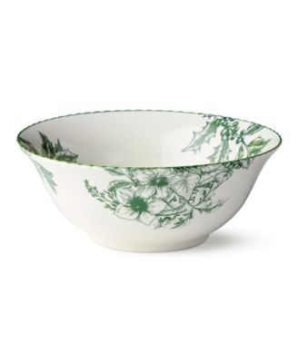 Winter Evergreen Deep Bowl