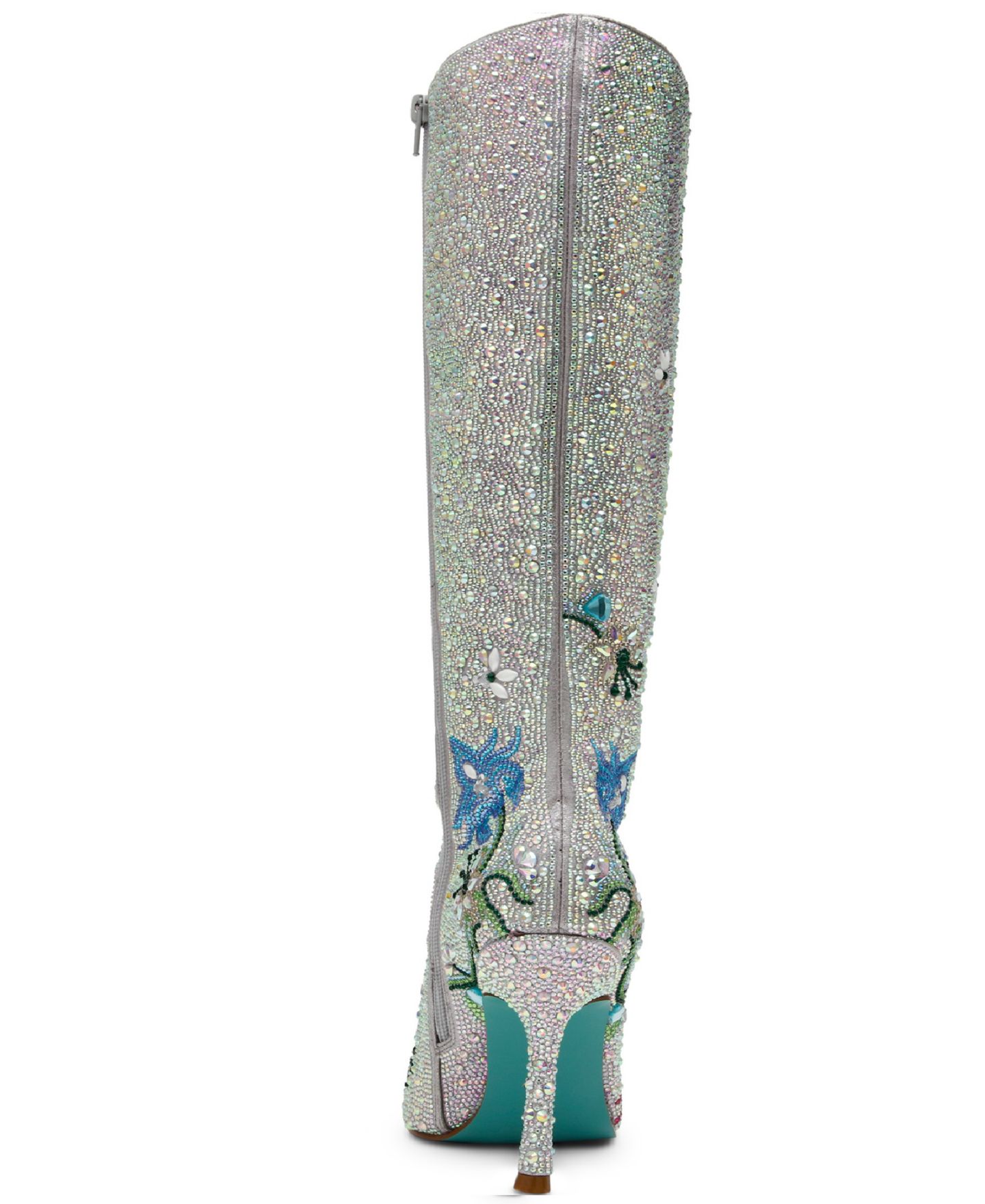 Женские ботинки Betsey Johnson x Paris Hilton Rio Rhinestone Floral Stiletto Dress Boots — фото 3