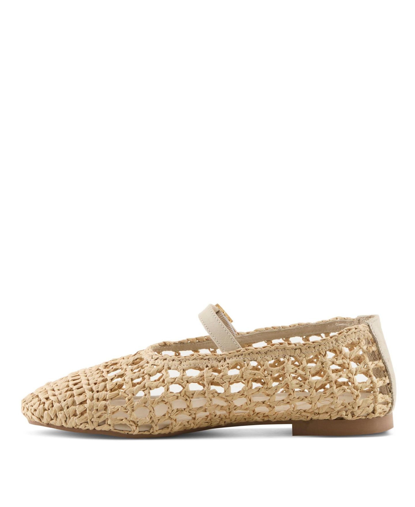 Женские балетки Azura Thevineyard Ballet with Crochet Knit Upper, цвет: Бежевый — фото 2