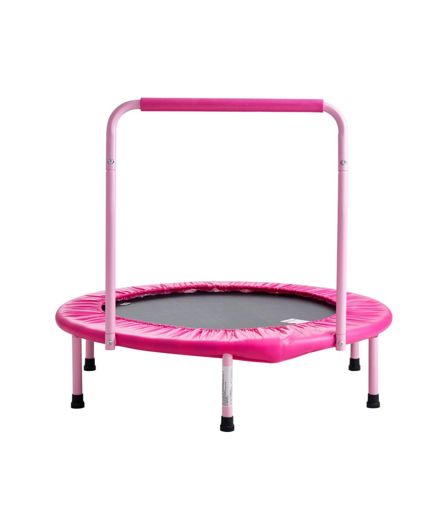 Детская игрушка HONGGE 36" Foldable Padded Handle Trampoline, Ages 3+, цвет: Нежно-розовый — фото 10