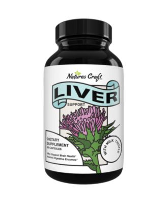 Liver Support Supplement, Cleanse Liver, Detox and Support Gut Health, Nature's Craft, 60ct