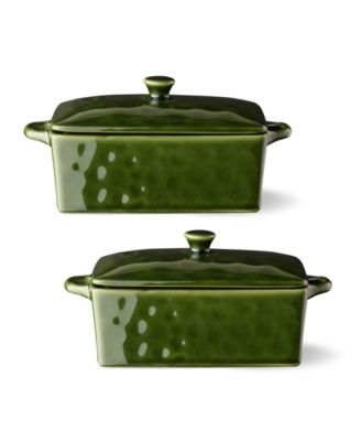 Verde Rectangular Mini Bakers, Set of 2