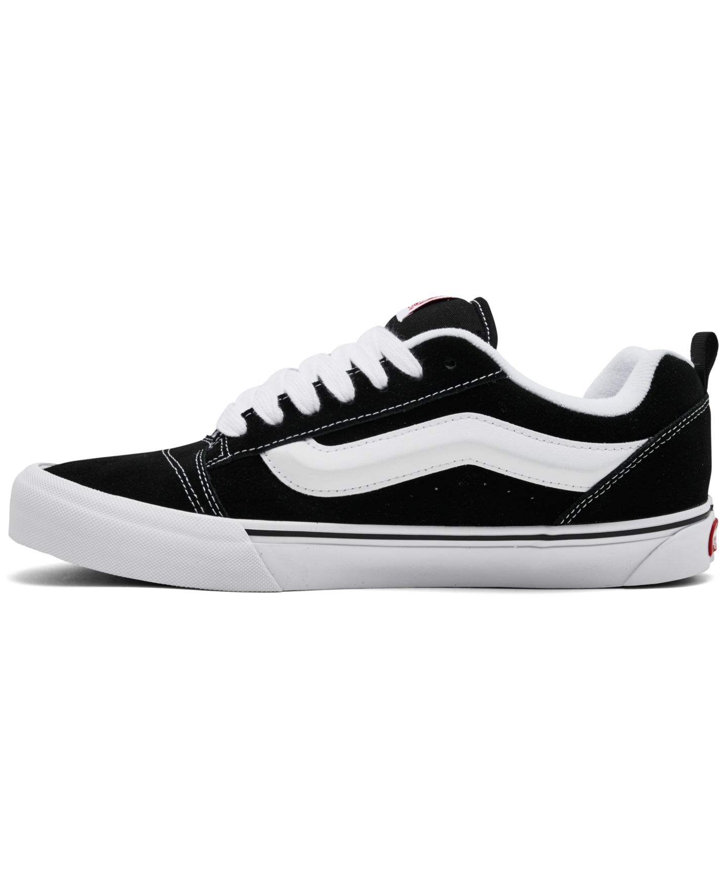Мужские кроссовки Vans Knu Skool Lifestyle, цвет: Чёрный / Белый — фото 3