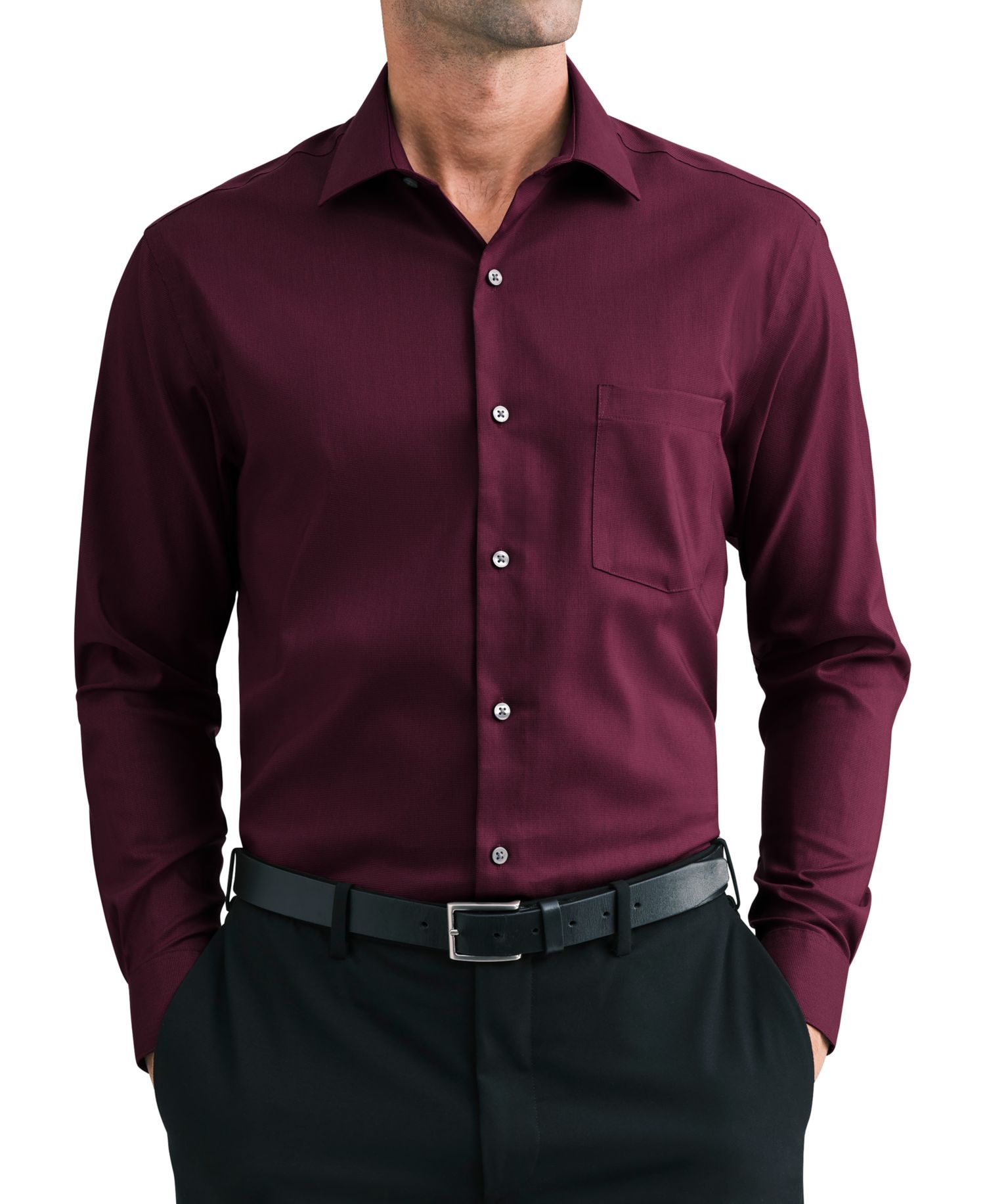 Men's Ultra Stretch Wrinkle-Free Dress Shirt