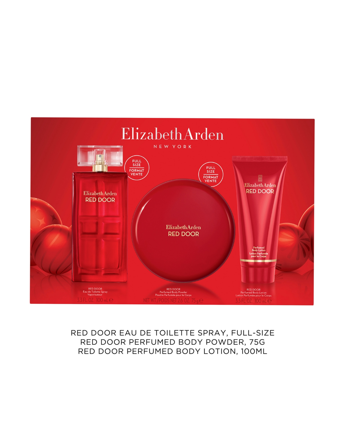 Elizabeth Arden 3-Piece Red Door Eau de Toilette Spray Set