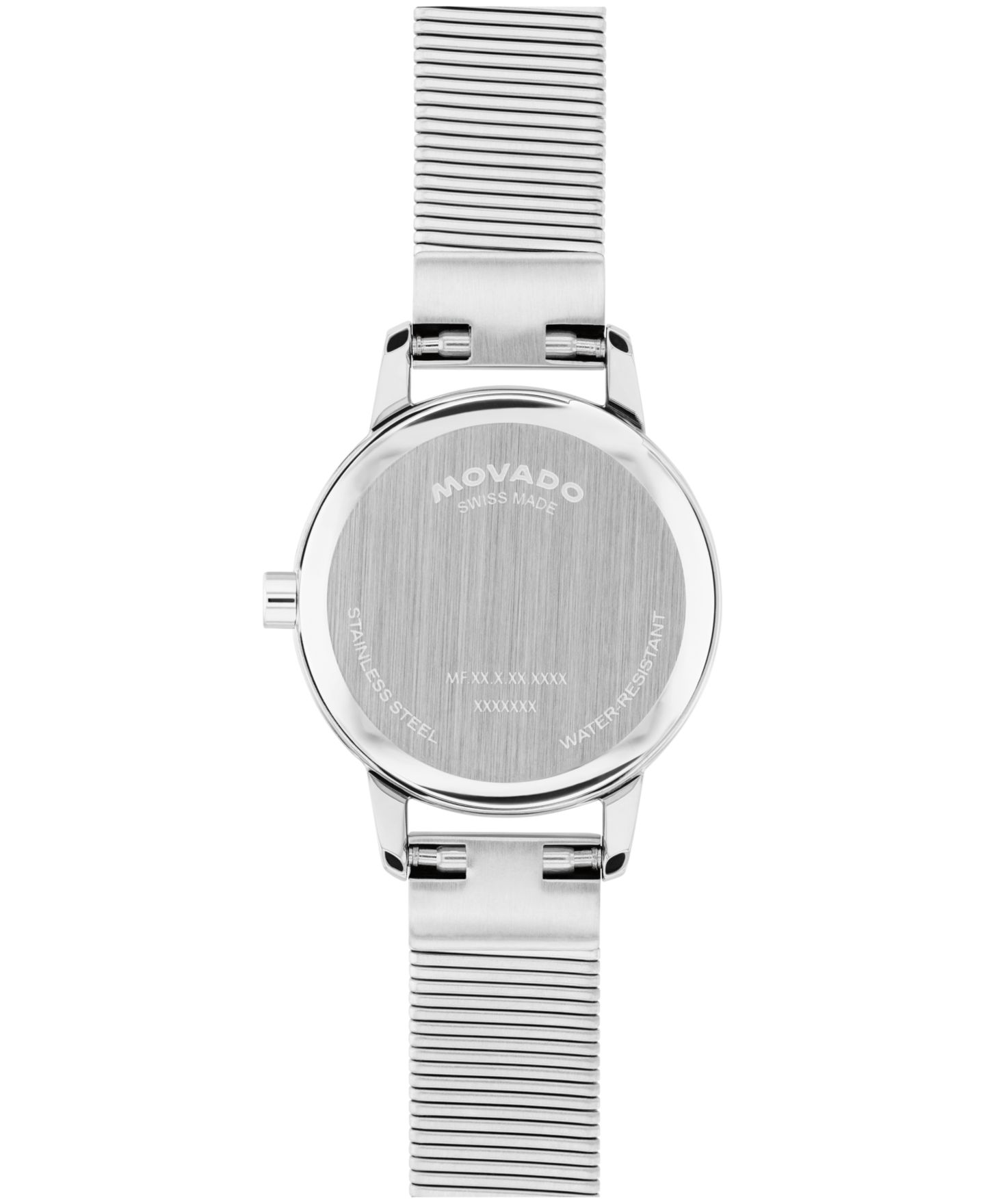 Женские часы Movado Baby Face Swiss Quartz Silver Stainless Steel Watch 23mm — фото 3