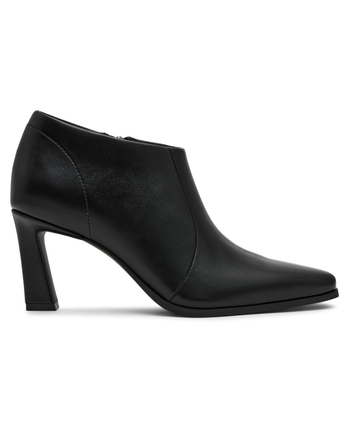 Женские ботинки Anne Klein Crush Zipper Dress Booties, цвет: Чёрный гладкий — фото 2