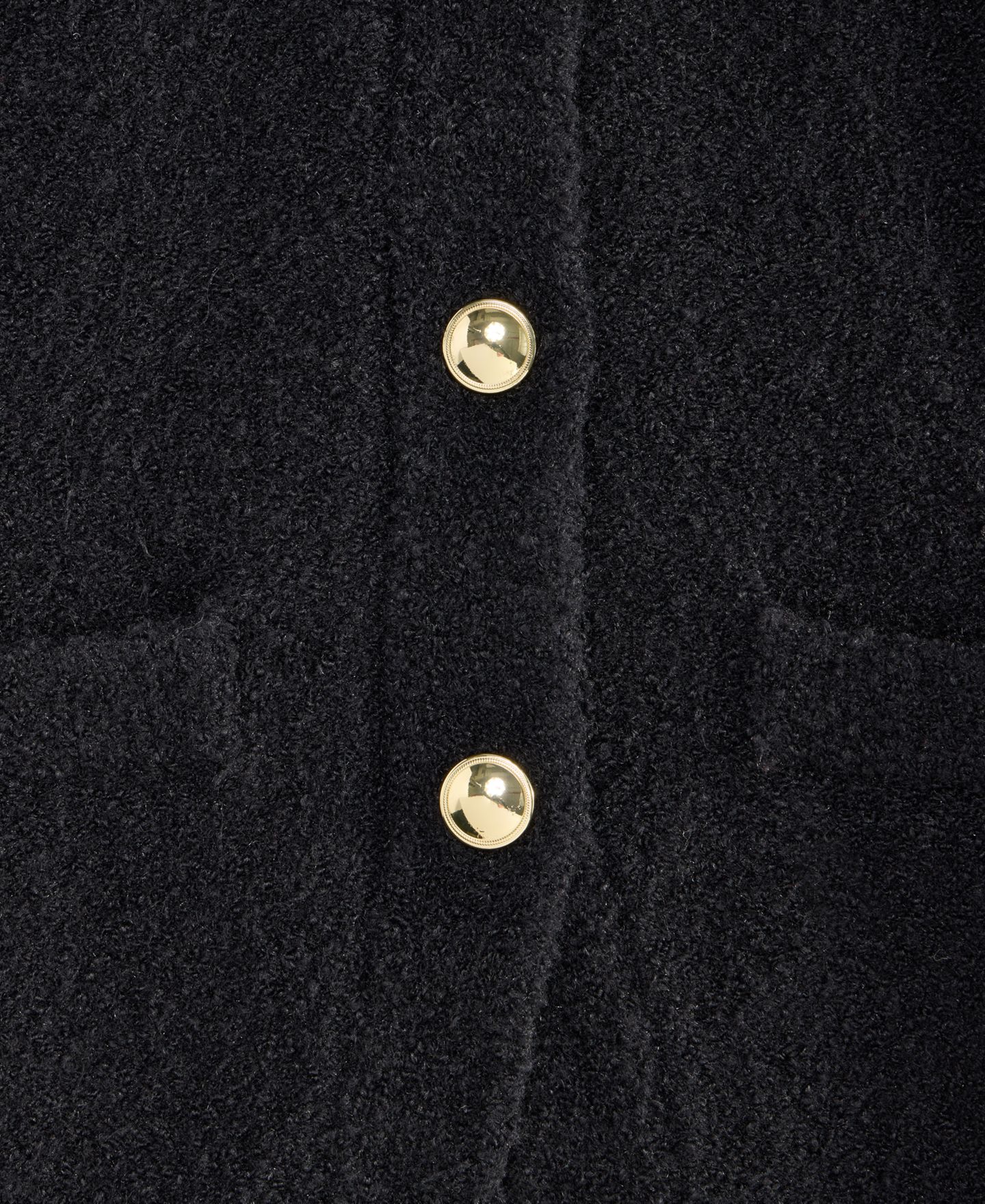 Женский кардиган I.N.C. International Concepts Boucle Peplum Crewneck, цвет: Глубокий чёрный — фото 4