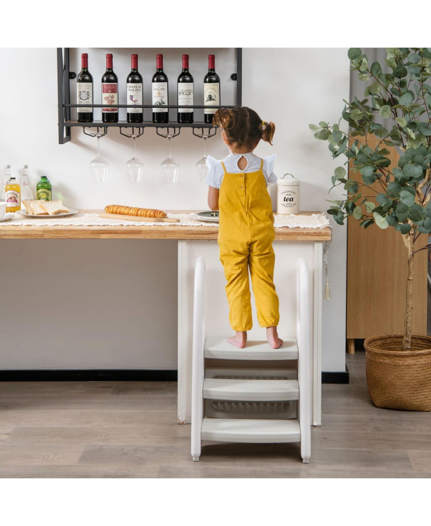 Toddler 3-Step Detachable Anti-Slip Stool