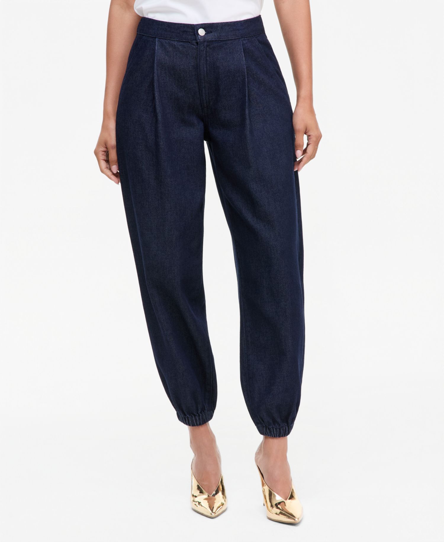 Women's High-Rise Balloon-Leg Jeans