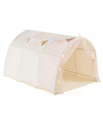 Glow-in-the-Dark Stars Twin Bed Flannel Canopy Tent, Ages 3+