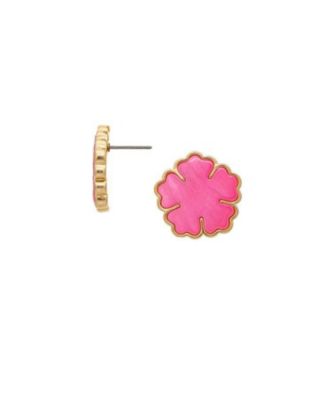 18K Gold Plated Flower Studs