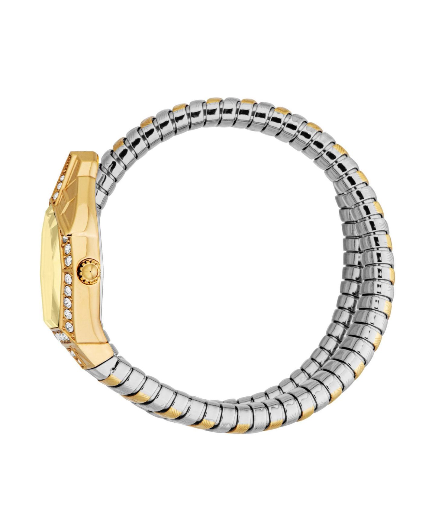 Женские часы Just Cavalli Glam Chic Quartz Stainless Steel Bracelet Watch, цвет: Золотой — фото 3