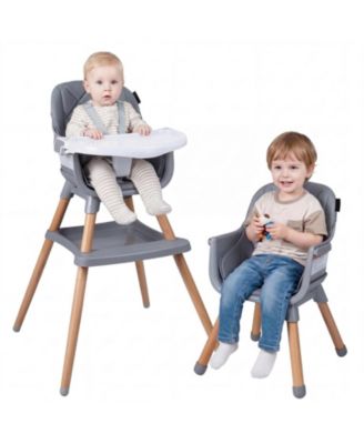 9-in-1 Convertible High Chair for Babies and Toddlers with Seat Cushion