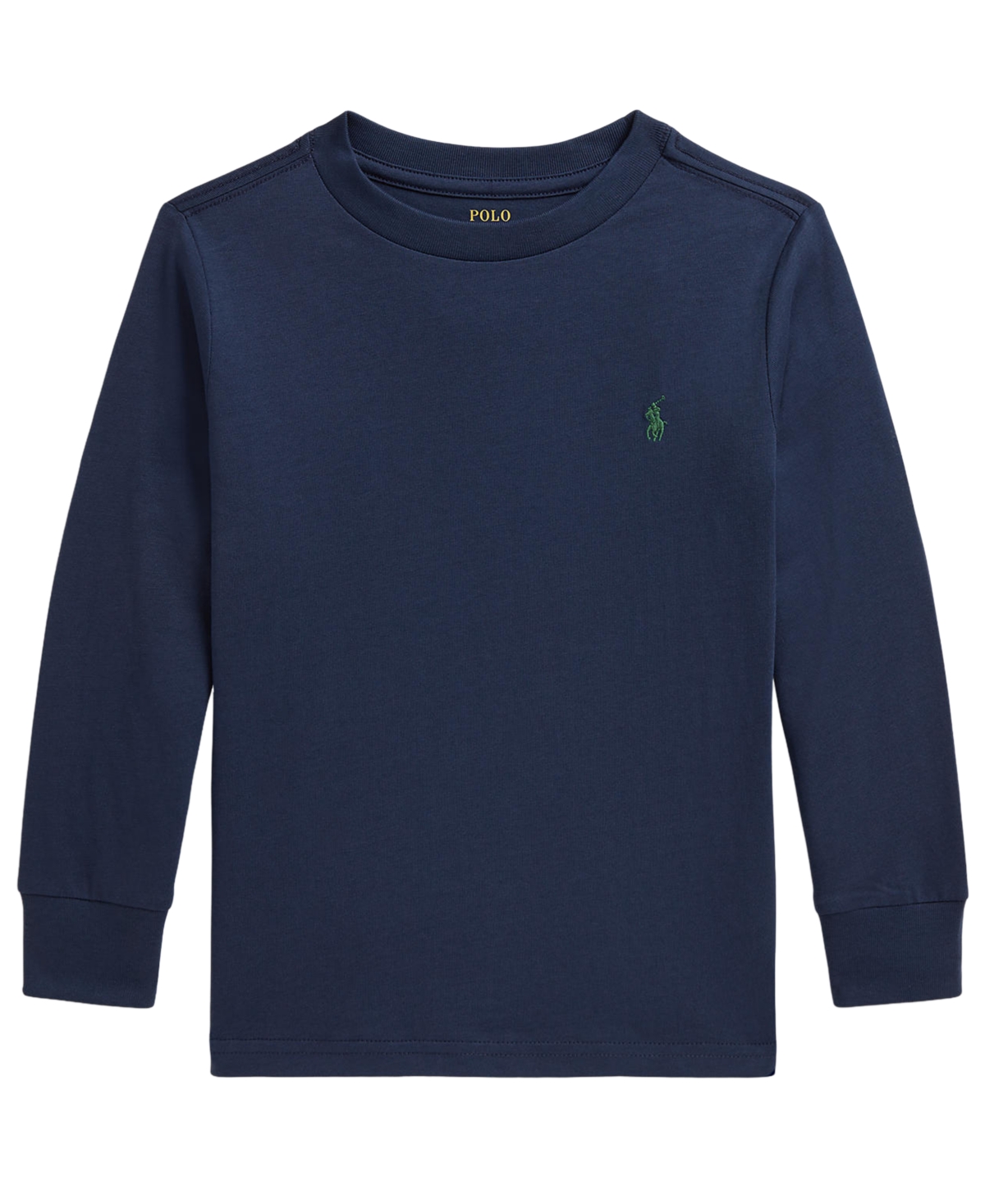 Polo Ralph Lauren Toddler and Little Boys Cotton Jersey Long-Sleeve T-shirt - Rustic Navy