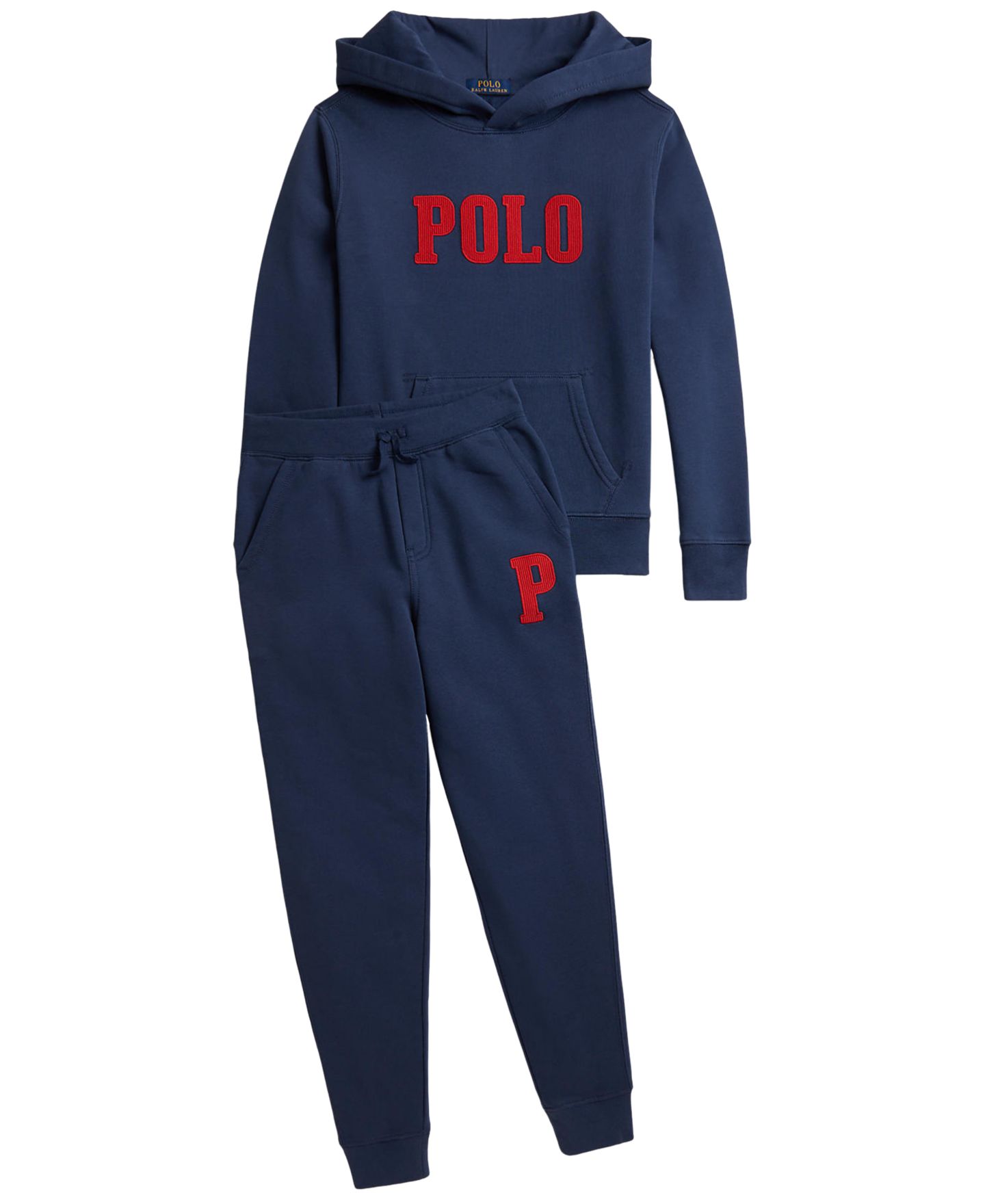 Худи Polo Ralph Lauren Logo Fleece для мальчиков, цвет: Тёмно-синий — фото 7
