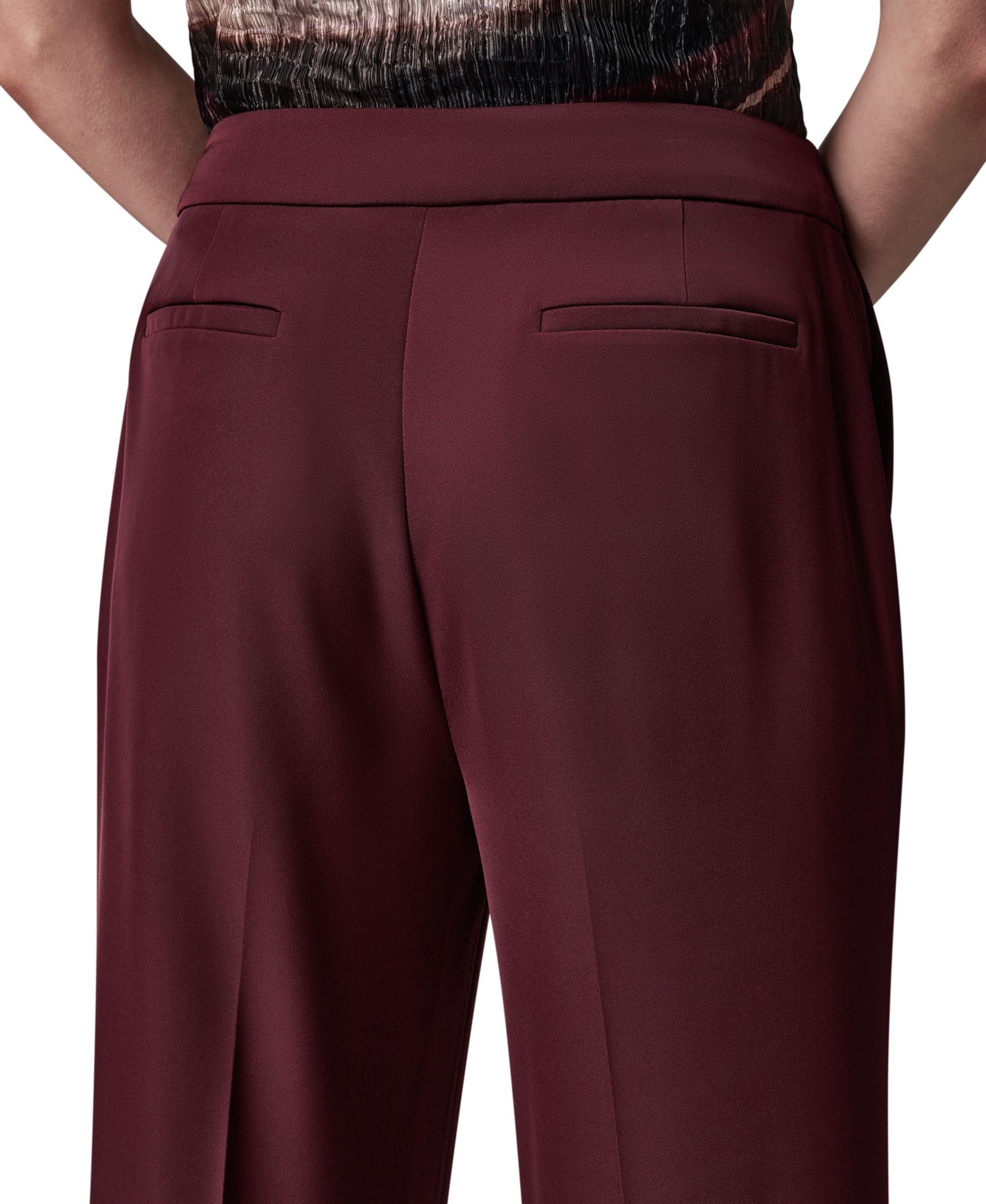 Petite High-Waisted Wide-Leg Pants