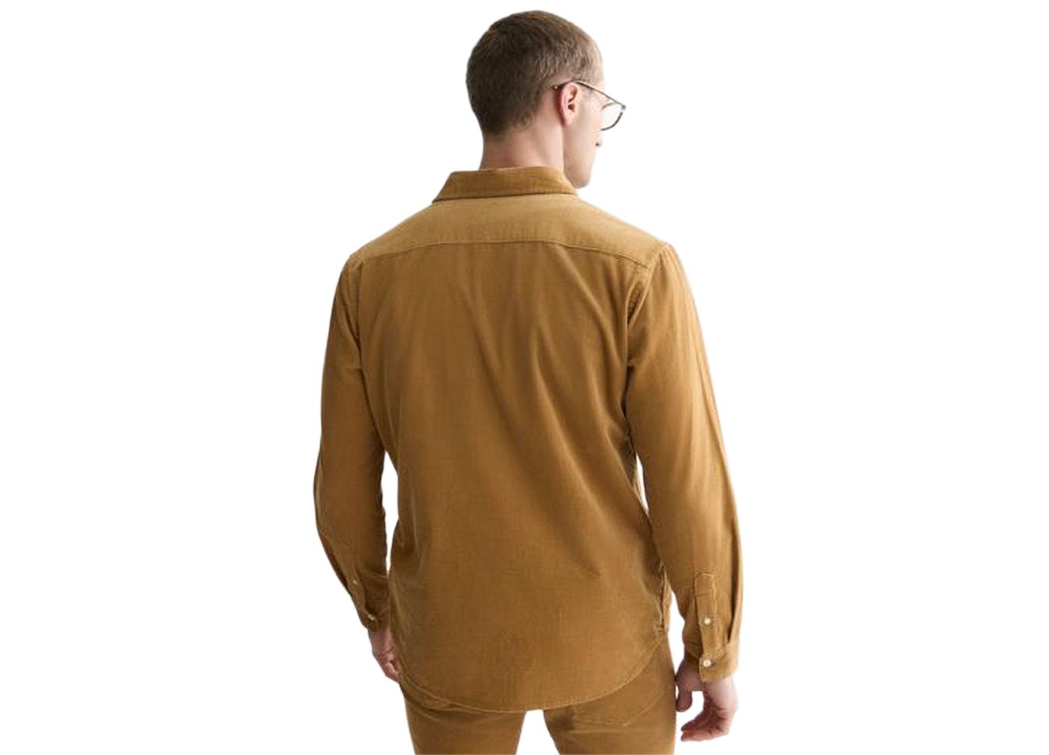 Men's Corduroy Button-Down Shirt