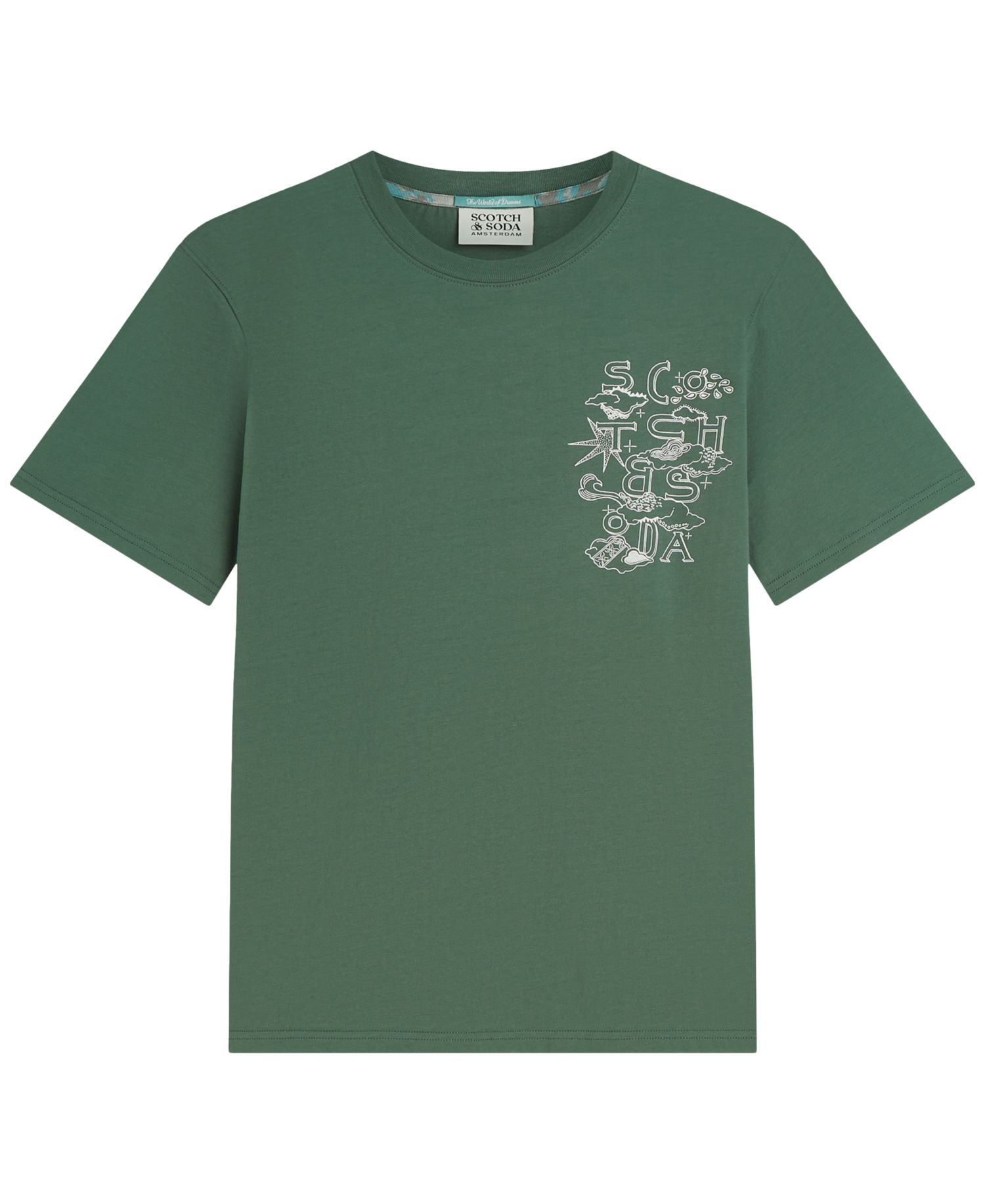 Men's Left Chest Artwork Regular-Fit T-Shirt