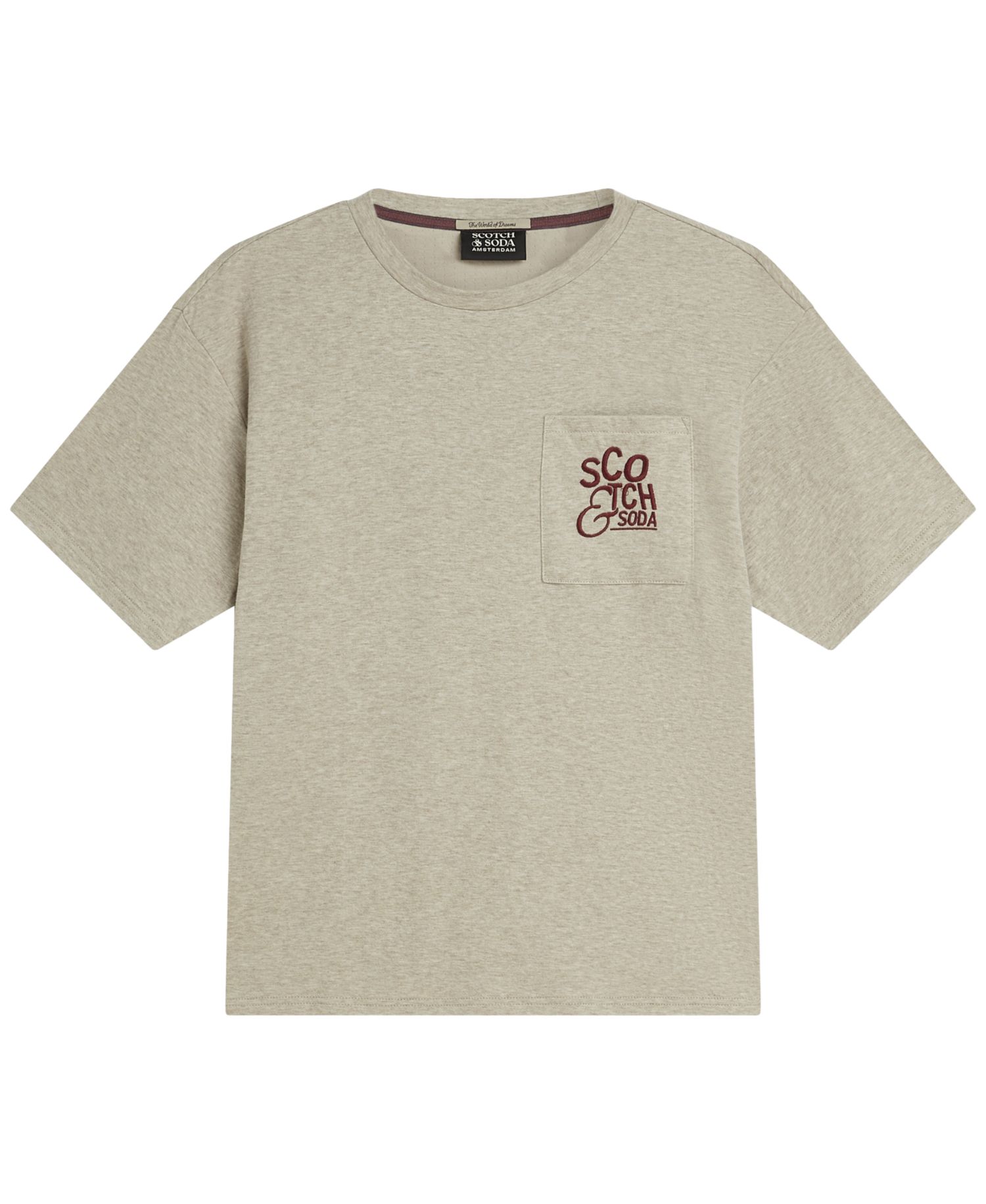 Men's Bonded Chest Pocket Artwork Crewneck T-Shirt
