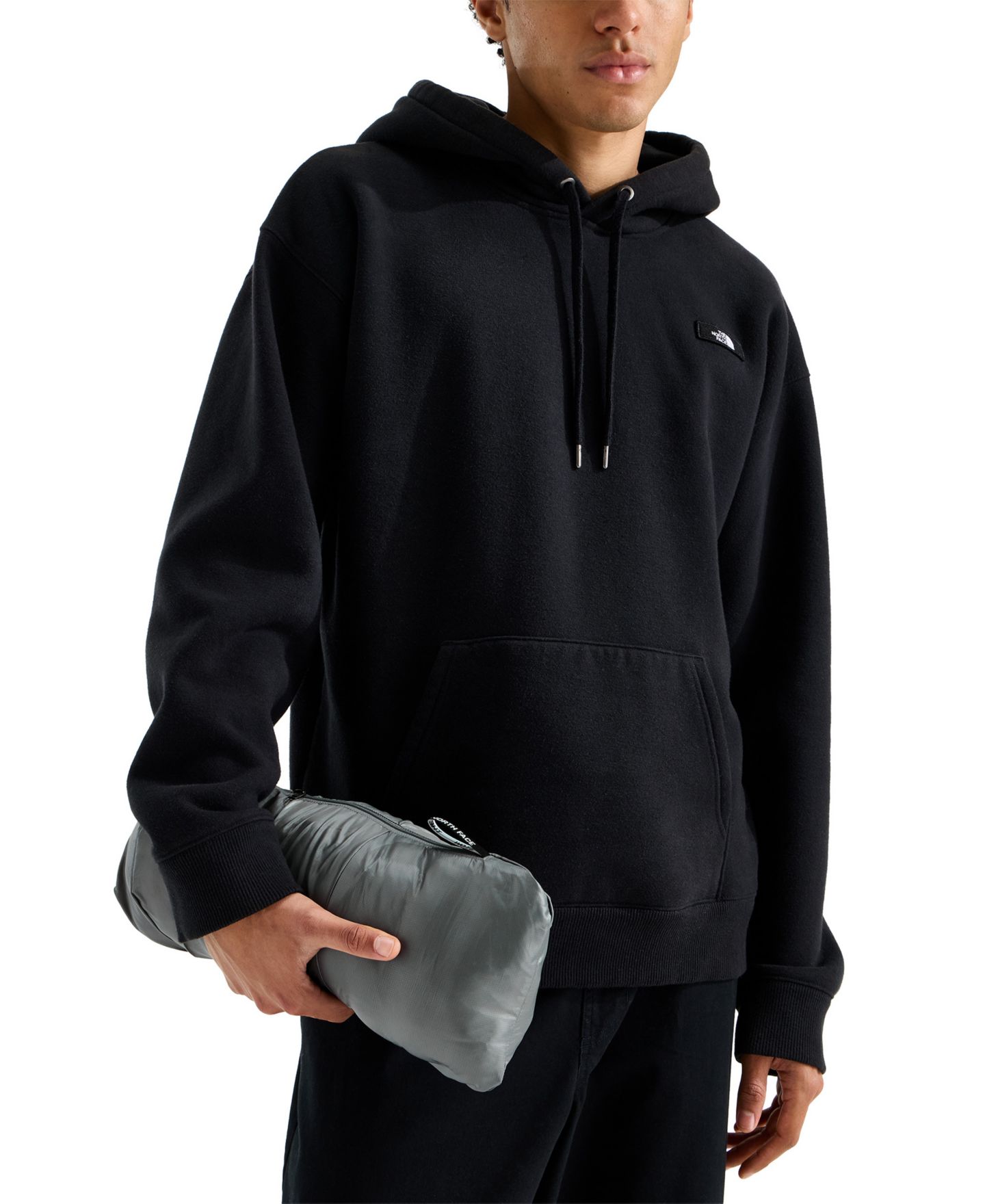 Мужская куртка The North Face Thermoball Packable Hooded, цвет: Чёрный — фото 8