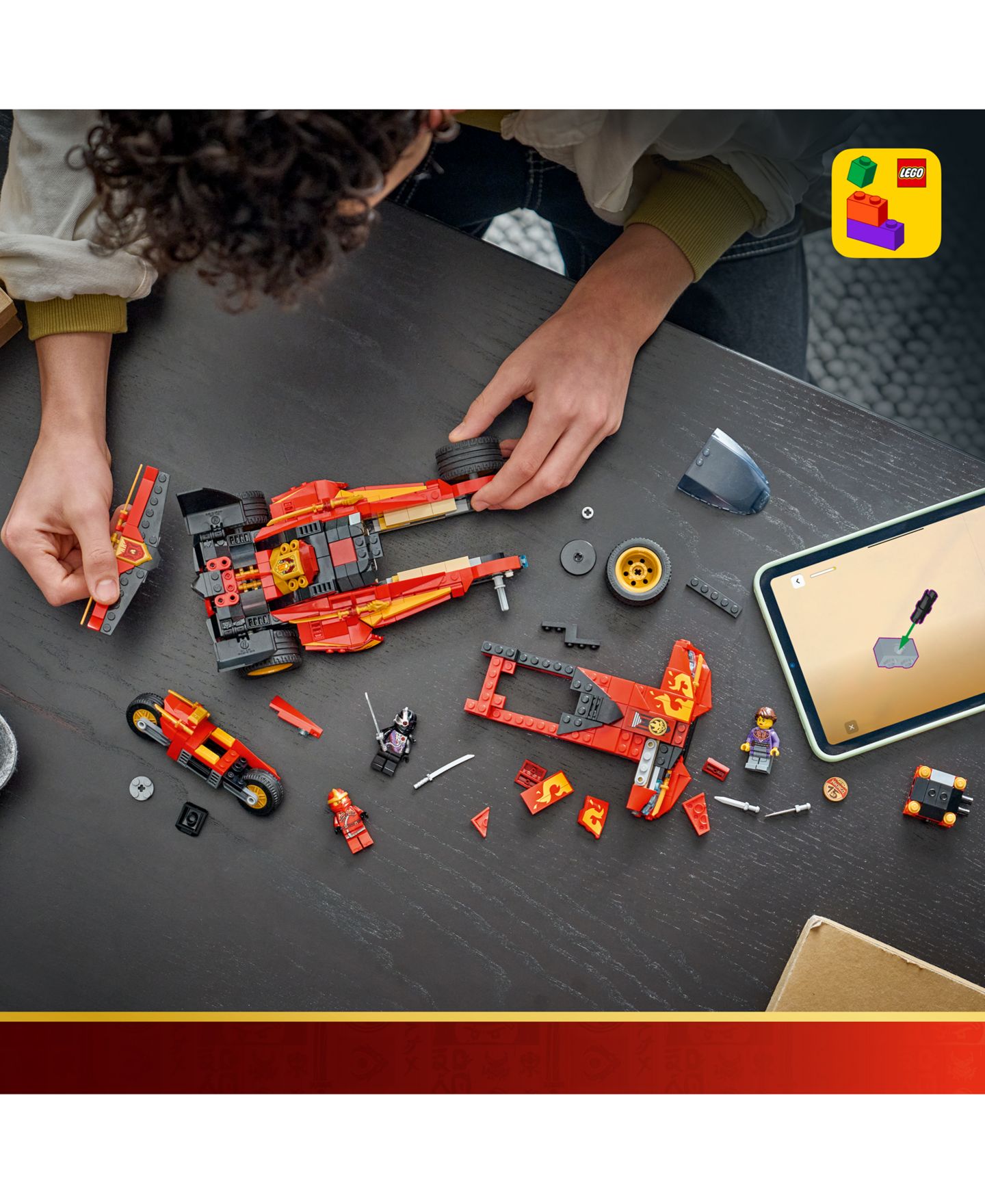 Детские конструкторы LEGO® Ninjago X-1 Ninja Charger 15th Anniversary 71867, 691 Pieces — фото 6