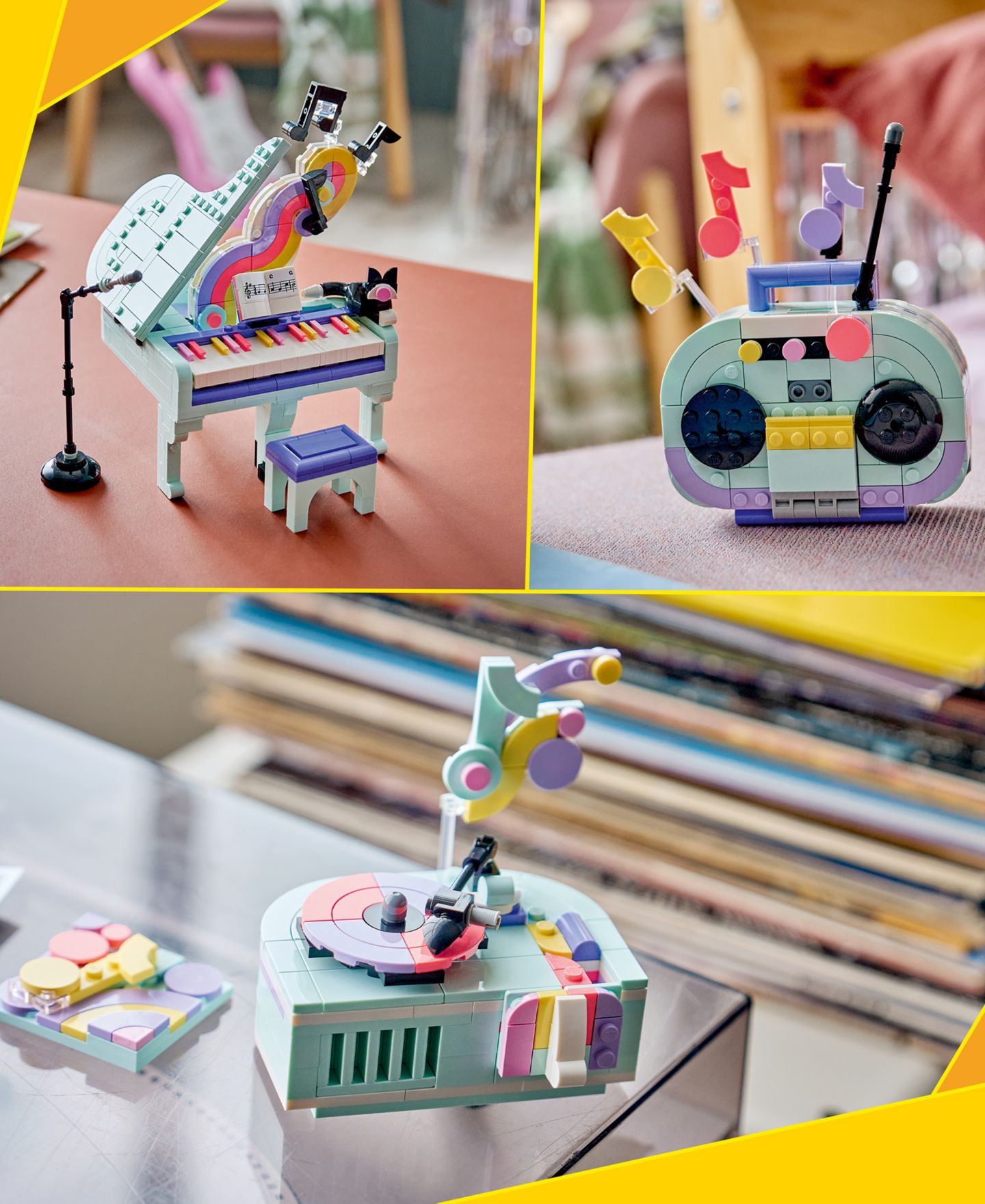 Детские конструкторы LEGO® Creator 3 in 1 Music Decor Piano with Cat 31392, 485 Pieces — фото 5