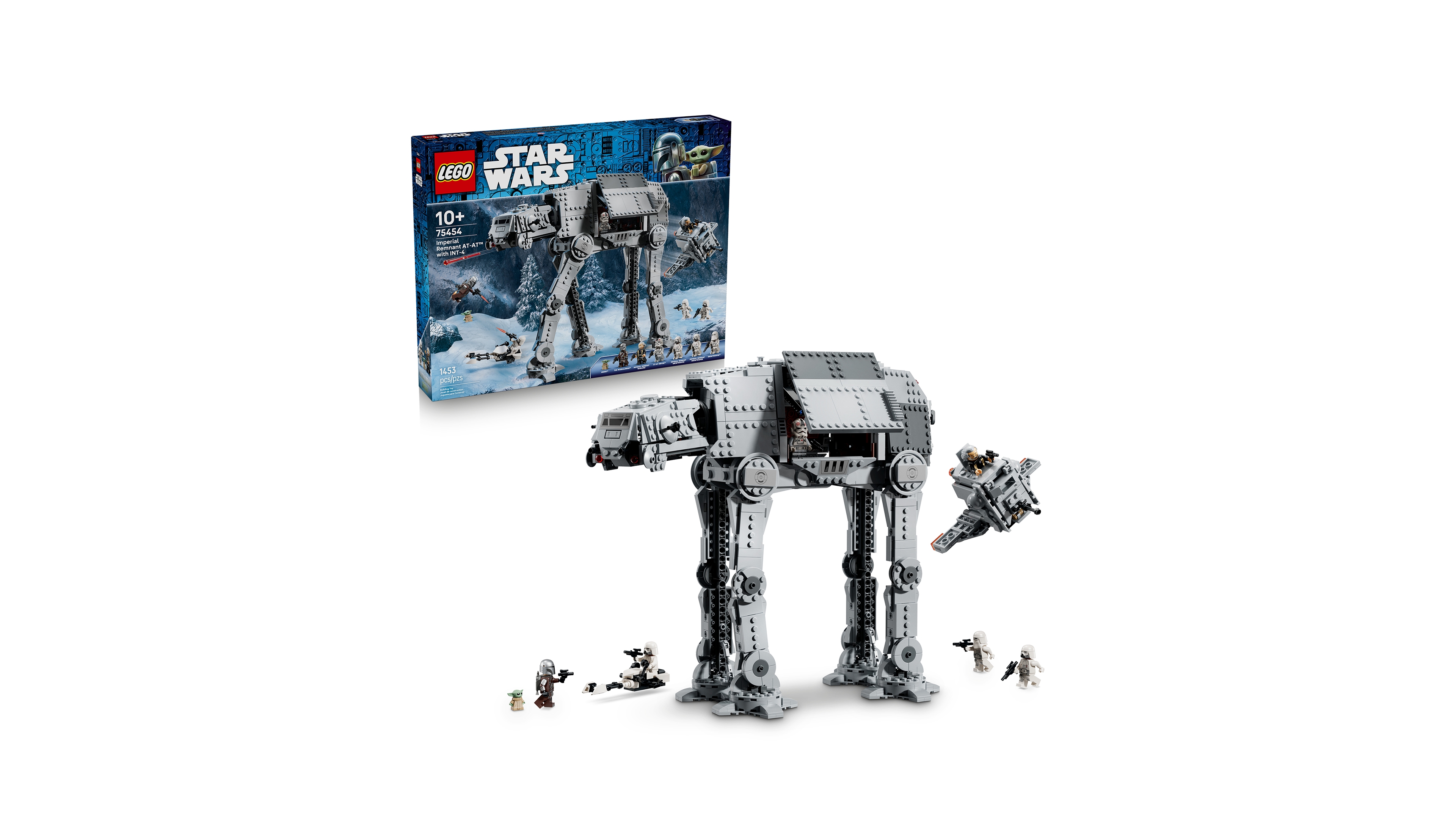 Lego Star Wars: The Mandalorian And Grogu Imperial Remnant At-at With Int-4 75454 1453-Piece Building Set, Ages 10+