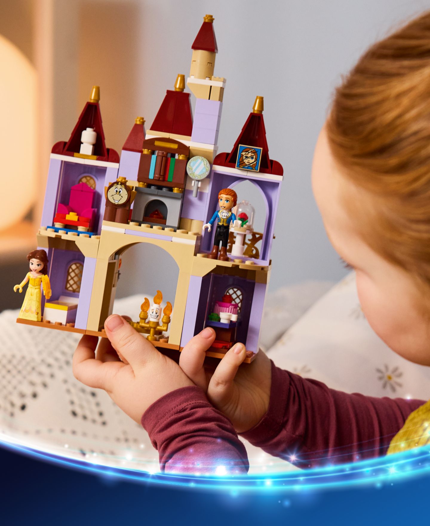 Детские конструкторы LEGO® Disney Princess Belle the Beast’s Enchanted Castle 43289, 254 Pieces — фото 6