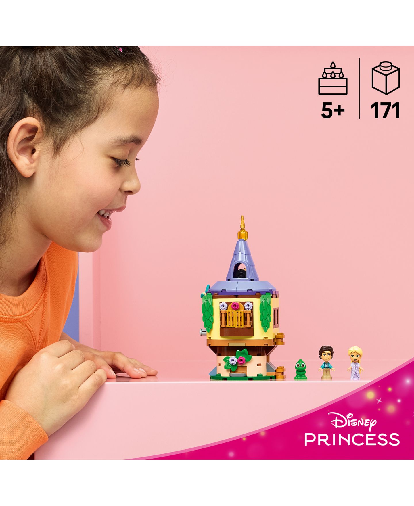 Детские конструкторы LEGO® Disney Princess Rapunzel’s Mini Tower 43294, 171 Pieces — фото 4